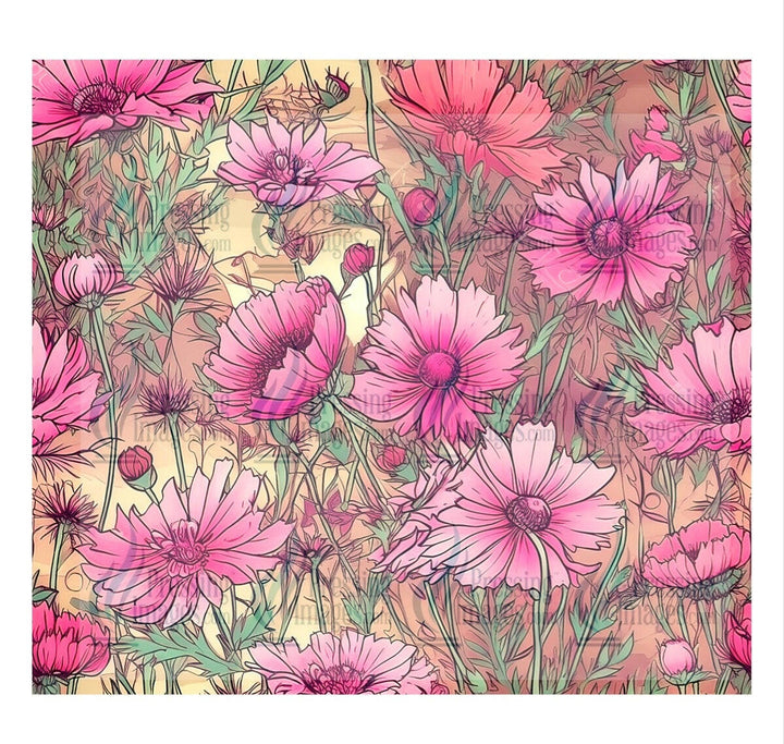 4701 pink floral pattern.