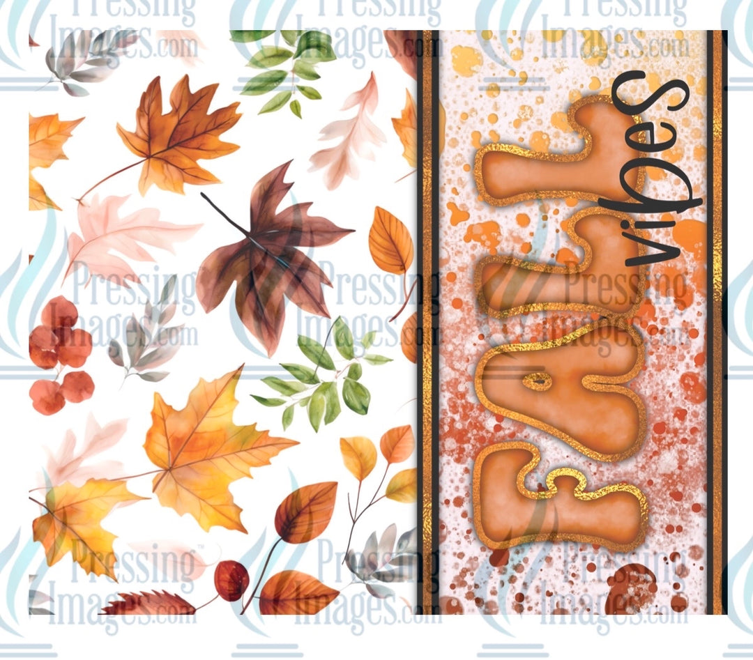 8203 Fall vibes tumbler wrap