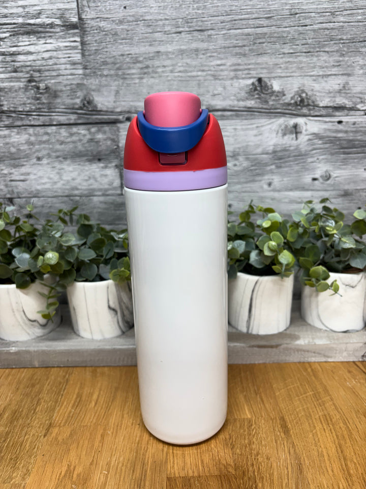 DualSip 16oz 24oz 32oz Sublimation Water Bottle