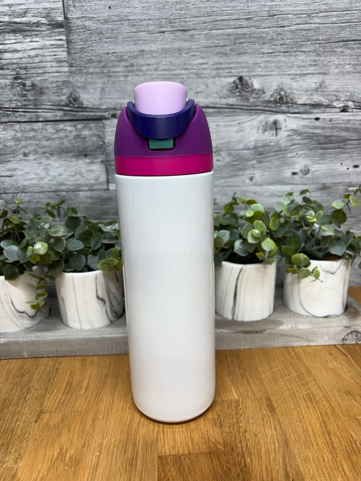 DualSip 16oz 24oz 32oz Sublimation Water Bottle