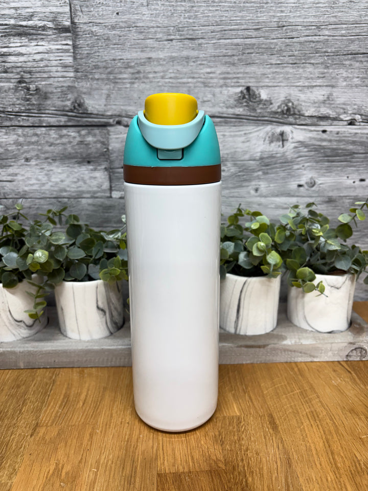 DualSip 16oz 24oz 32oz Sublimation Water Bottle