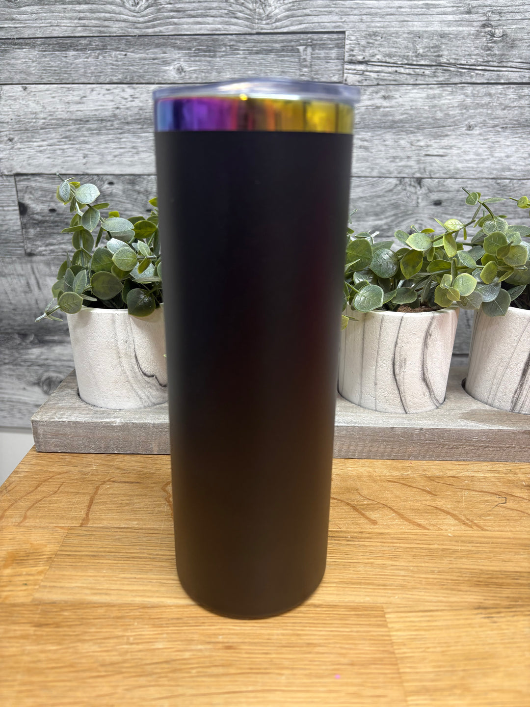 Gobelet noir de 20 oz (gravure)
