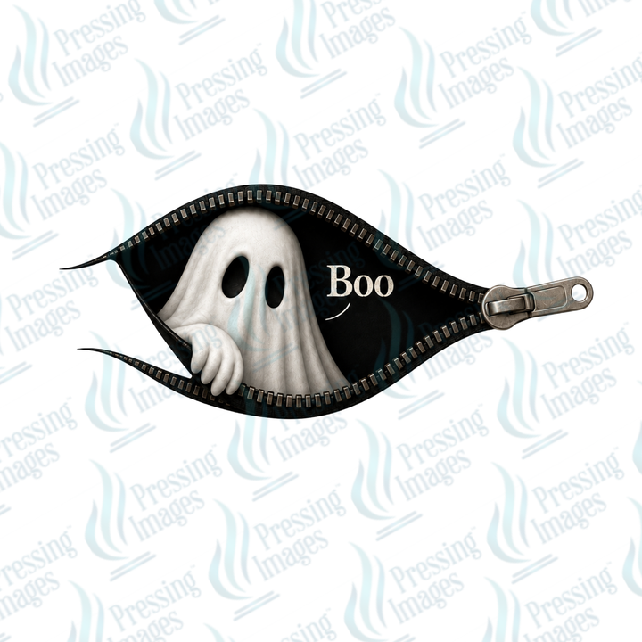 Boo Zipper | Pressing Images (#7662)
