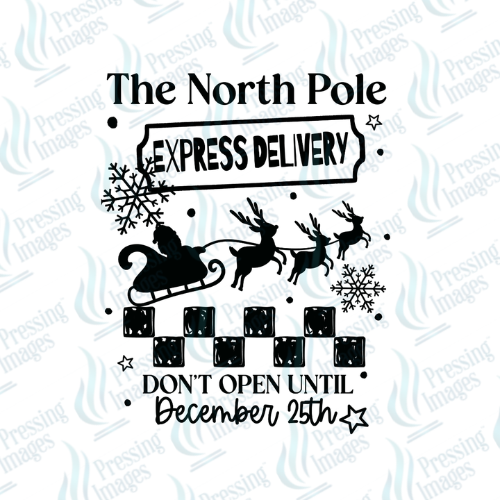 The North Pole Express BLACK | Pressing Images (#7667)