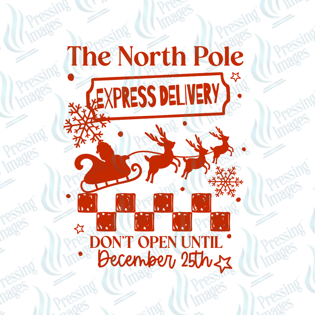 The North Pole Express RED | Pressing Images (#7667)