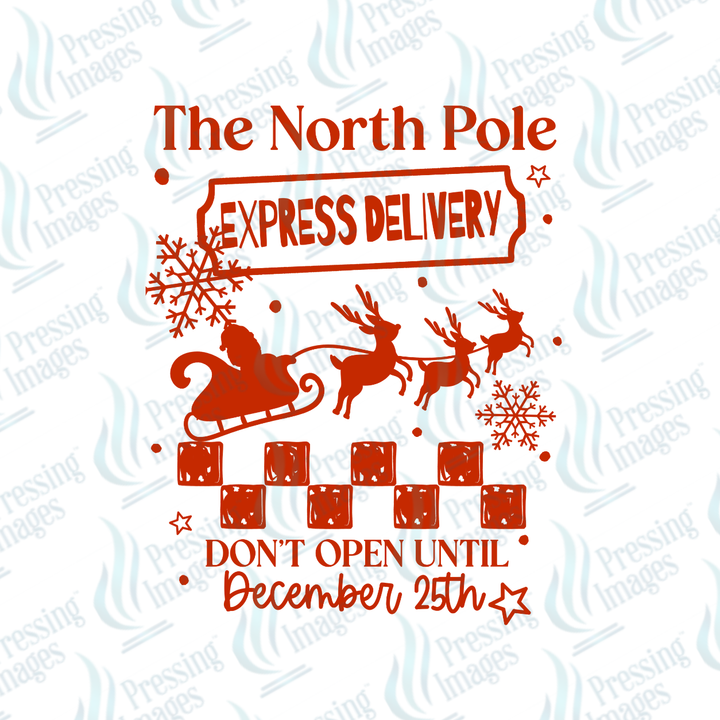 The North Pole Express RED | Pressing Images (#7667)