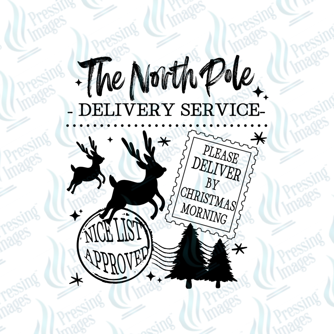 The North Pole Delivery Service BLACK| Pressing Images (#7675)