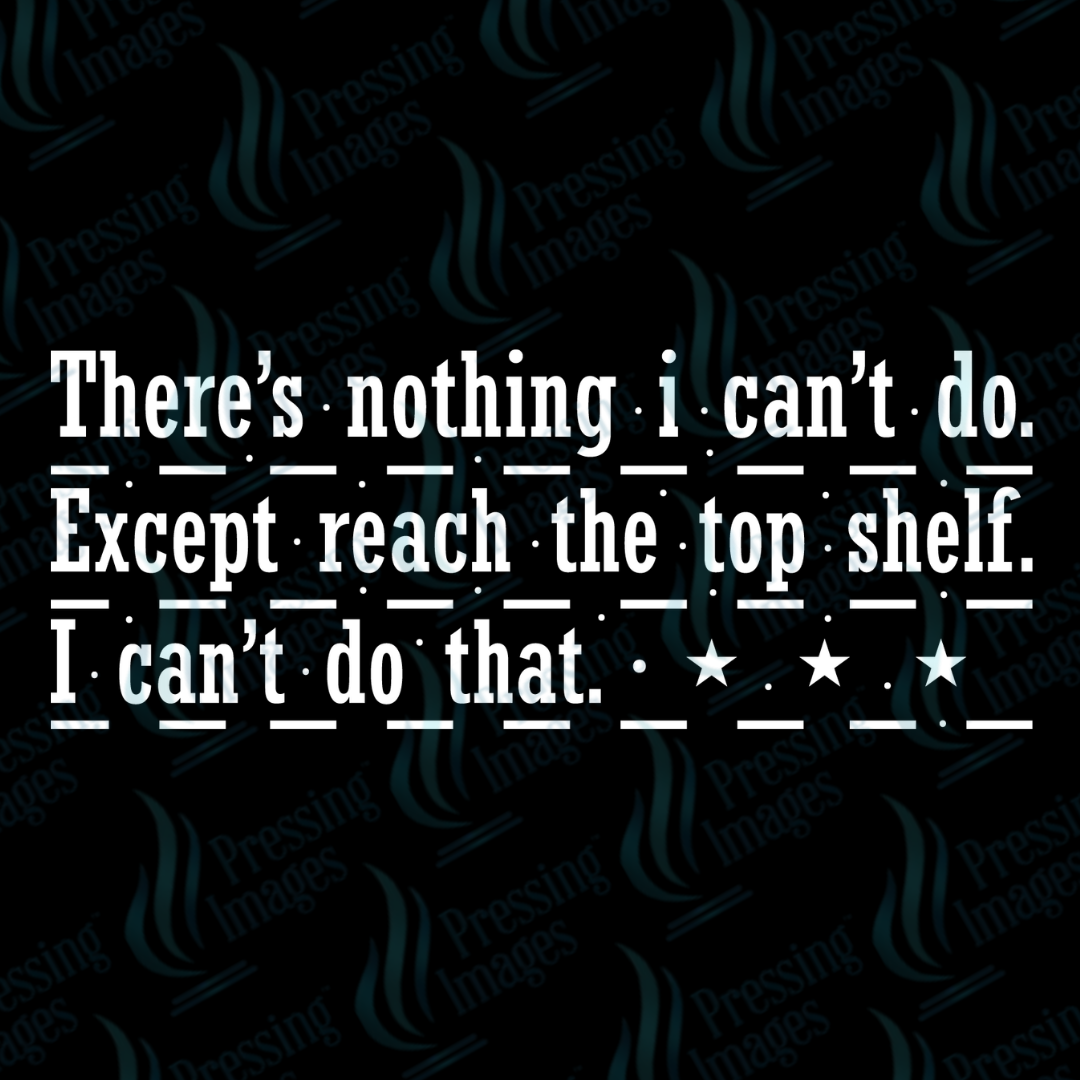 UVD 7510 I Can't Do That — detail view — Pressing Images Canada
