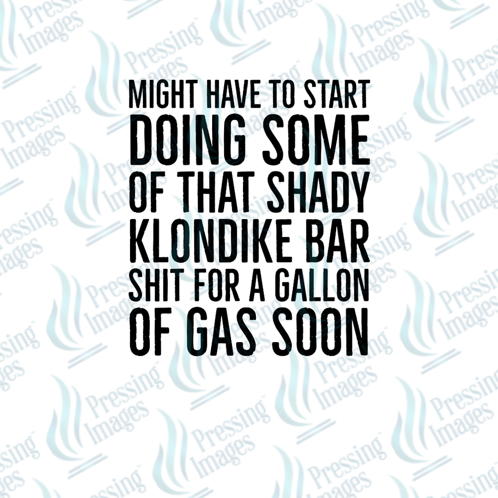 UVD 7515 Klondike Bar Shit — detail view — Pressing Images Canada