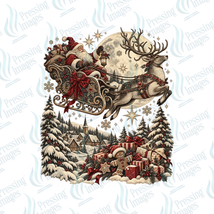 Santa Sleigh | Pressing Images (#7713)