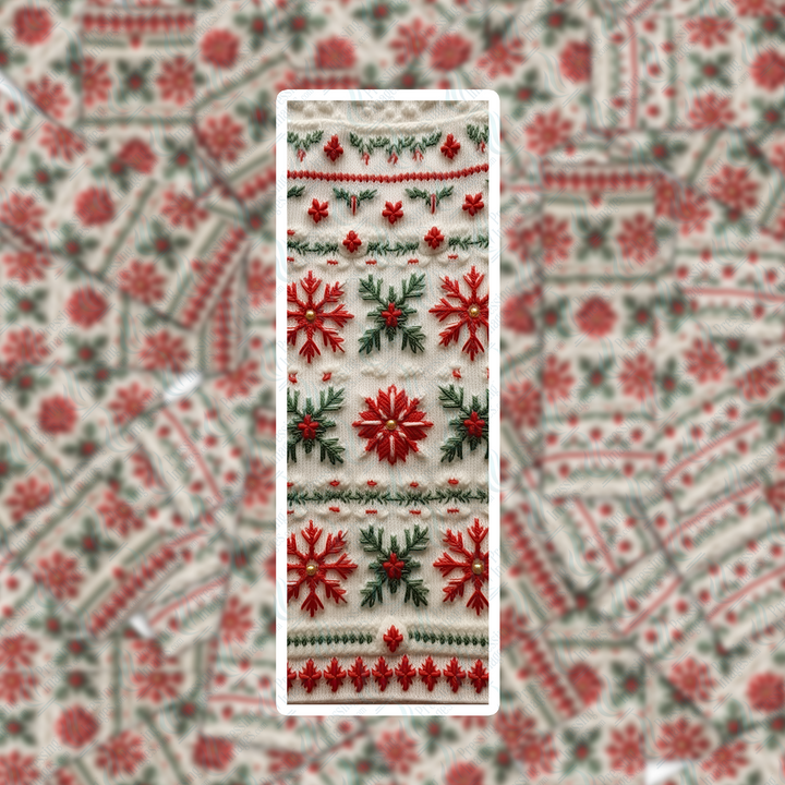 PI 0441 Christmas Sweater Two Bookmark Decal & Acrylic Blank