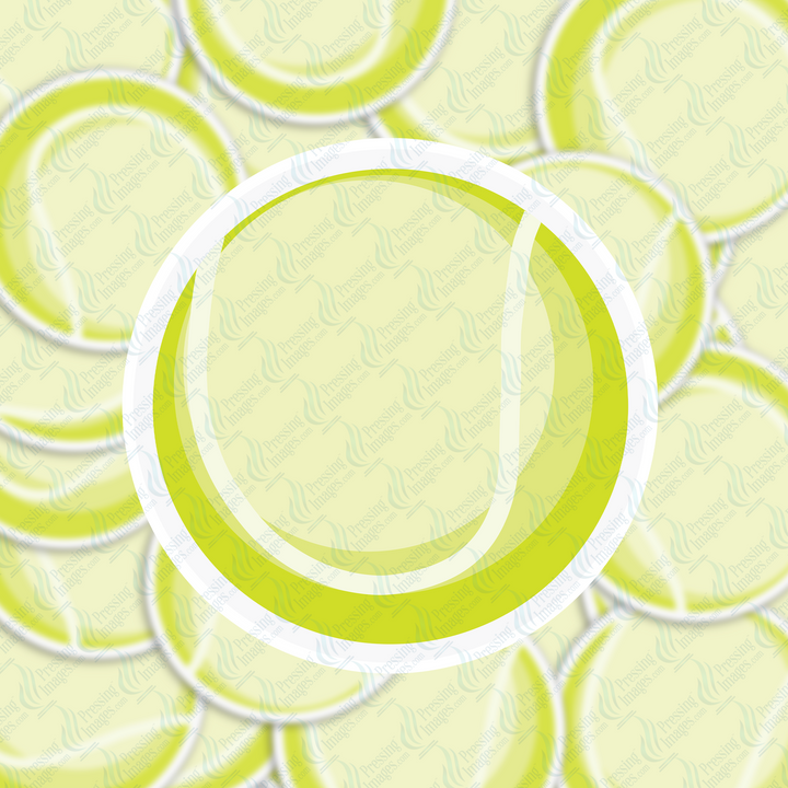 PI052 Tennis Ball SVG & Acrylic Blank