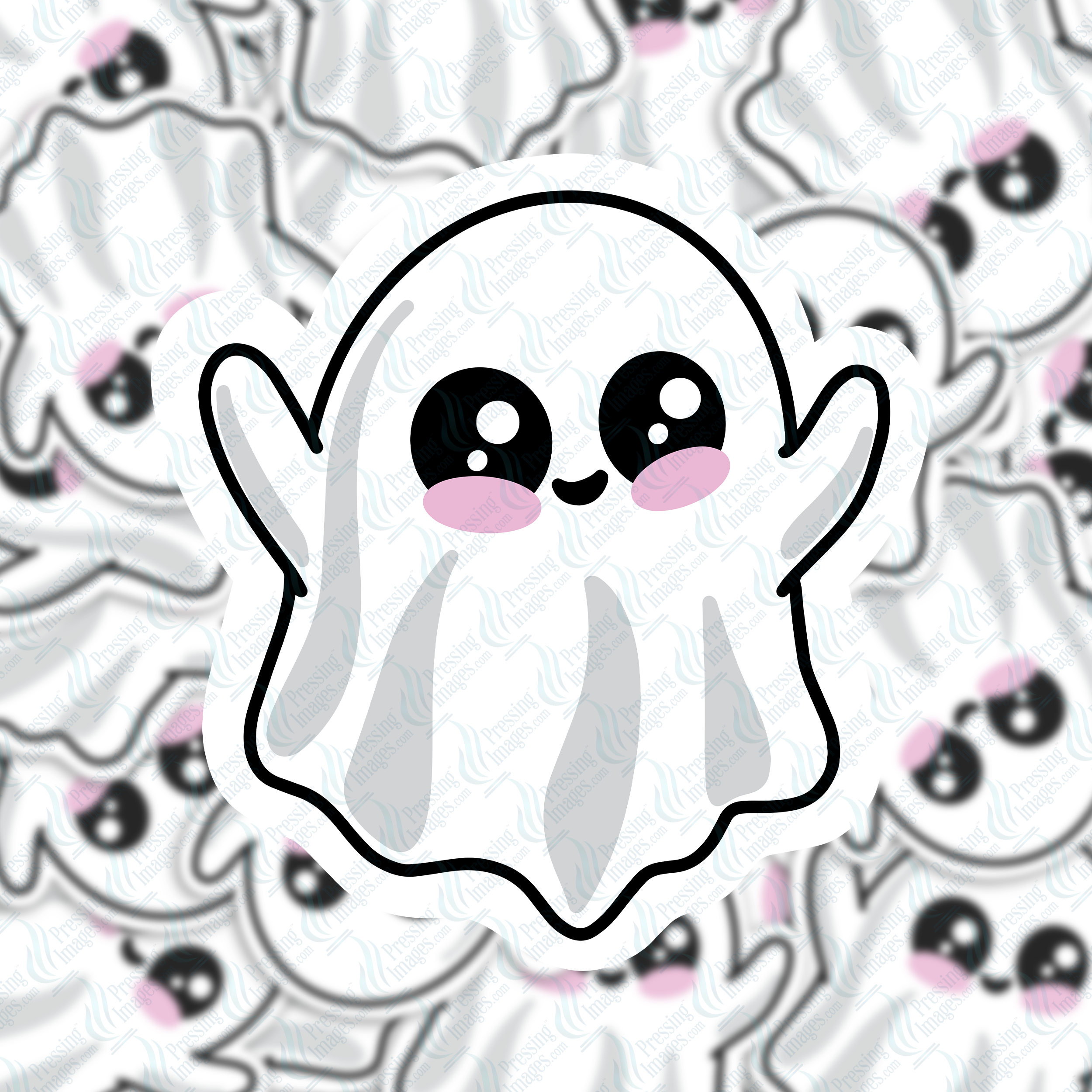 PI111 Cute Ghost SVG & Acrylic Blank Acrylic Blank Canada | Pressing I ...