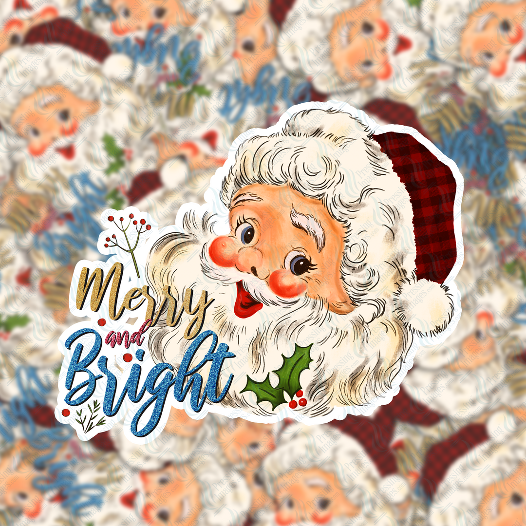 PI 1328 Merry And Bright Decal & Acrylic Blank