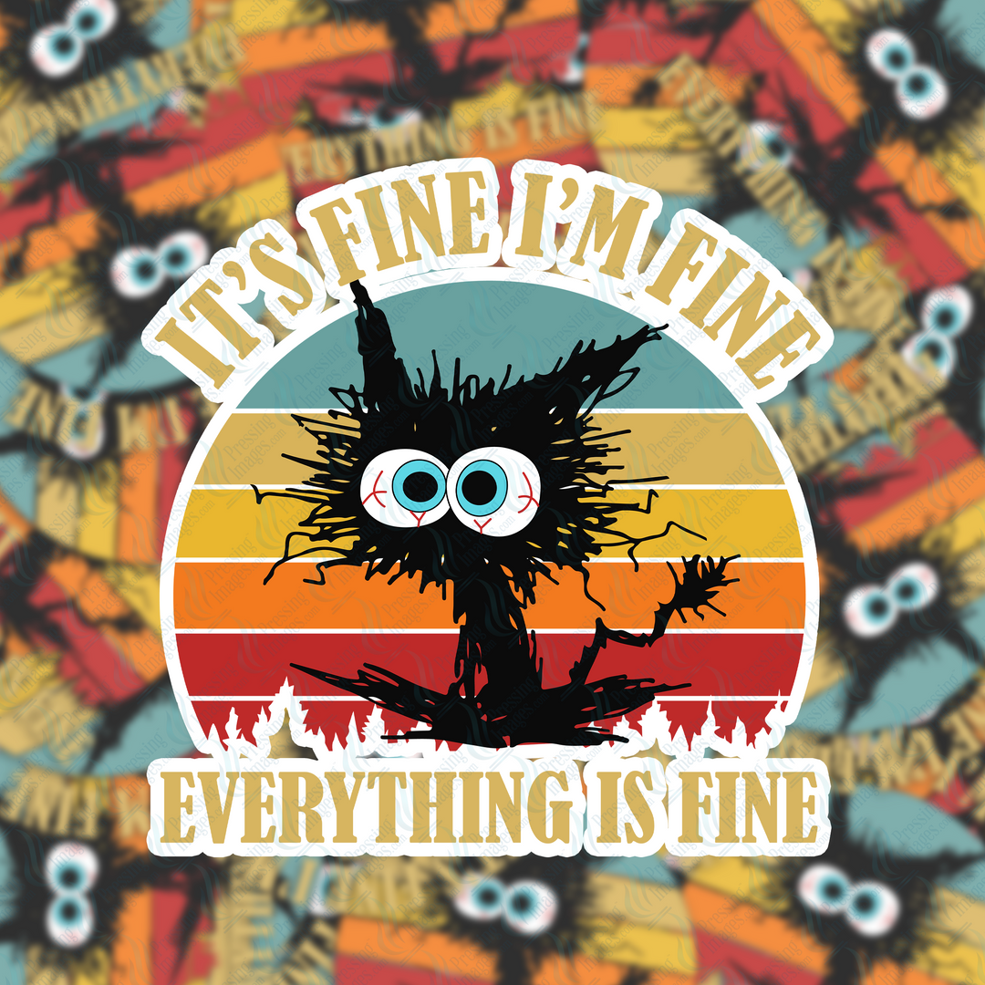 PI 2004 Everything is Fine Decal & Acrylic Blank
