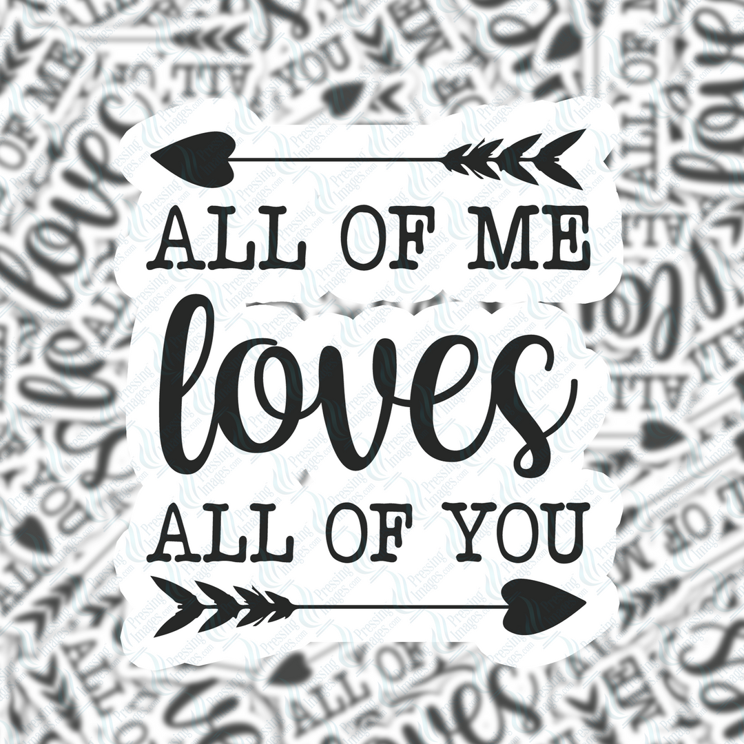 Pi 5167 All Of Me  Decal & Acrylic Blank
