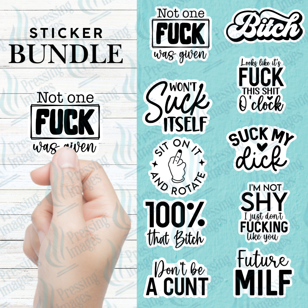 ST 140 Adult Stickers — Pressing Images Canada