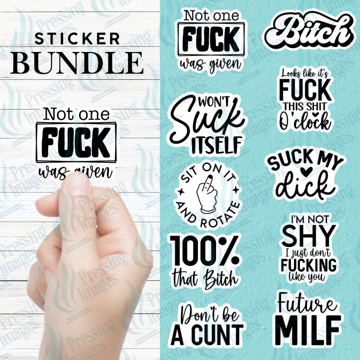ST 140 Adult Stickers — Pressing Images Canada