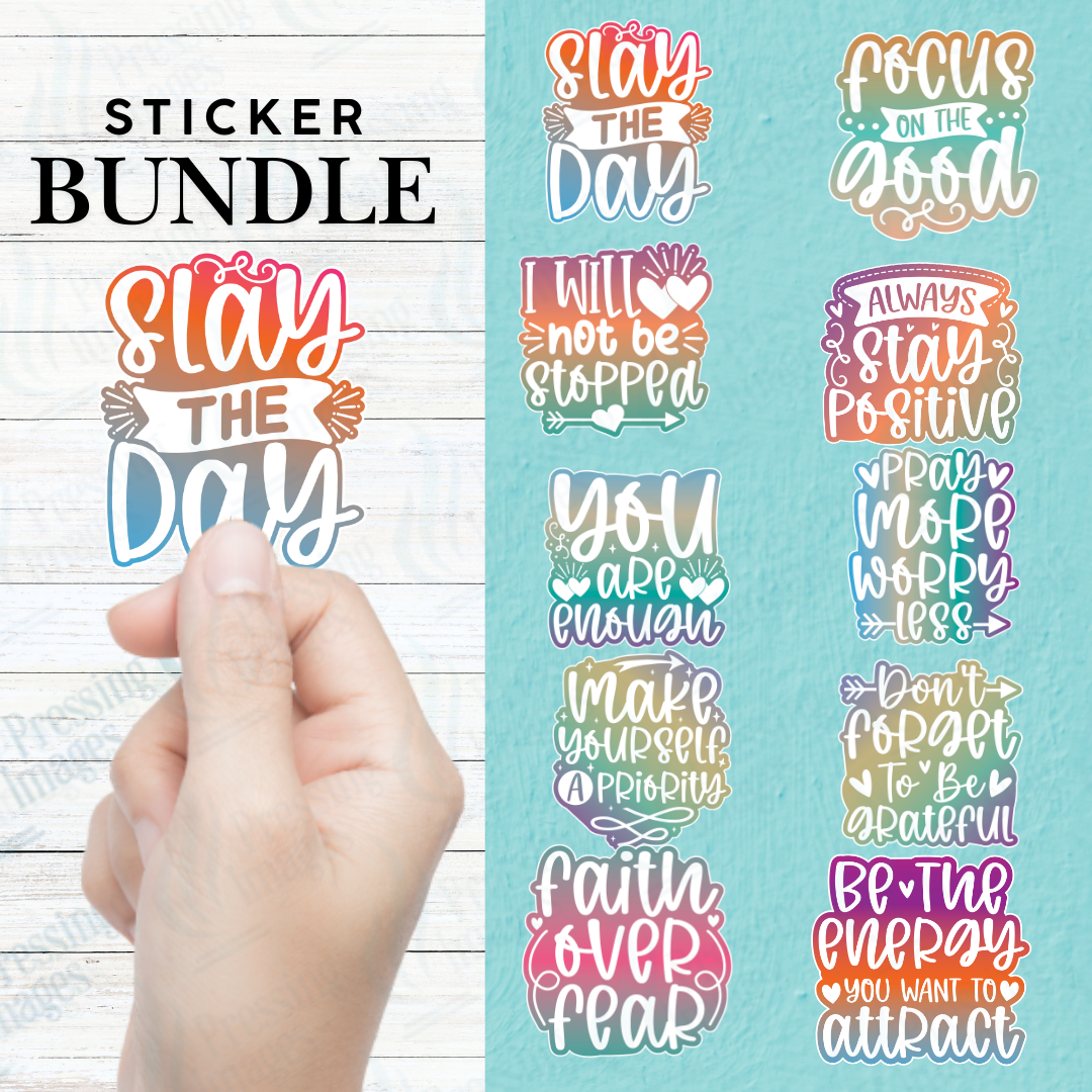 ST 142 Affirmations Ombre Bundle — Pressing Images Canada