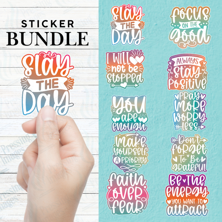 ST 142 Affirmations Ombre Bundle — Pressing Images Canada
