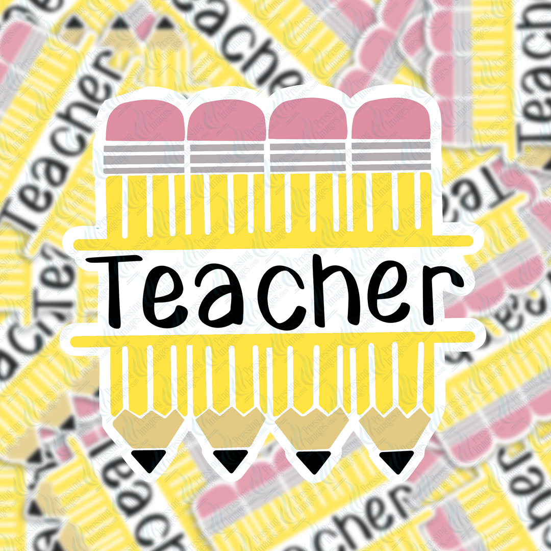 PI058 Teacher Pencil SVG & Acrylic Blank