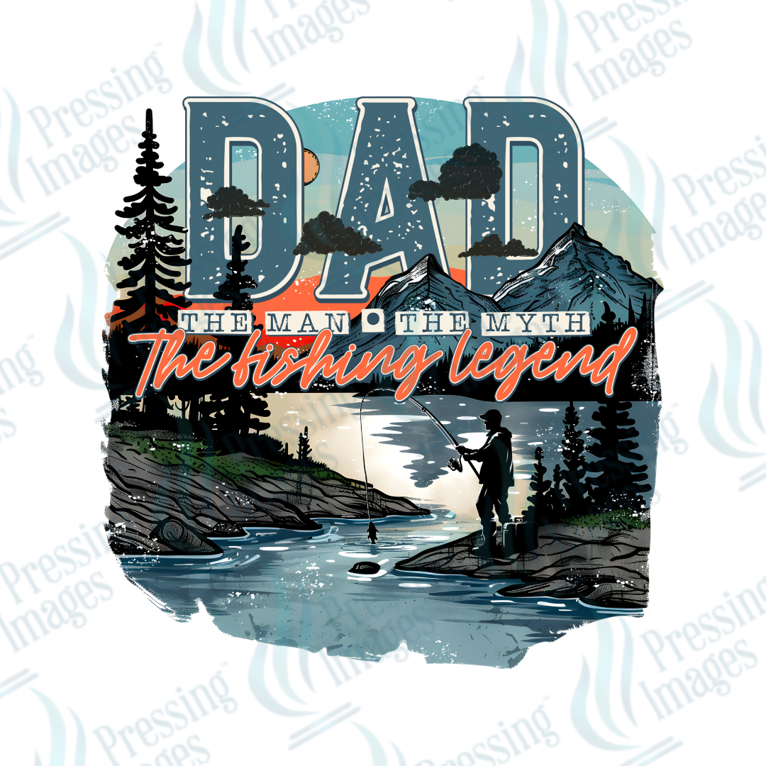 DTF 2643 Dad fishing legend