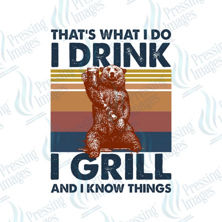 DTF 2667 I drink I grill