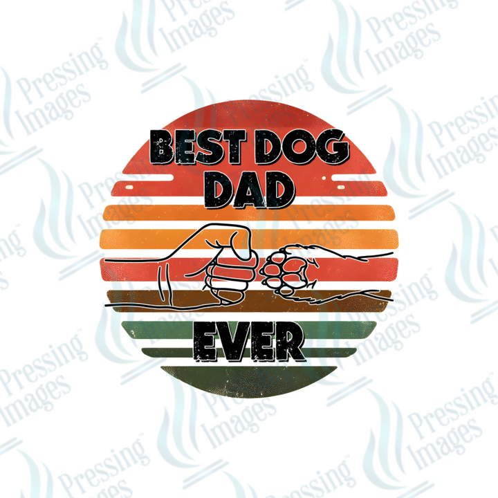 DTF 2677 Best dog dad ever