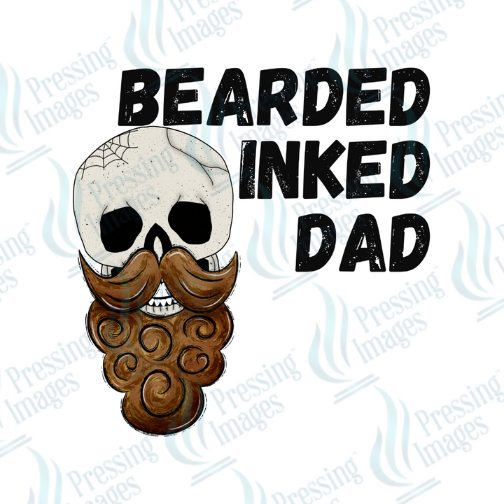 DTF 2678 Bearded inked dad