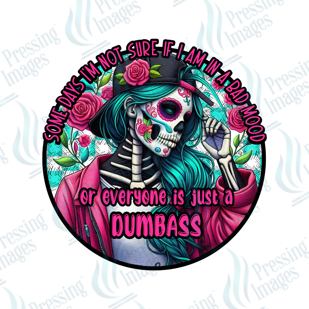 DTF 2688 Everyone is just a dumbass skull