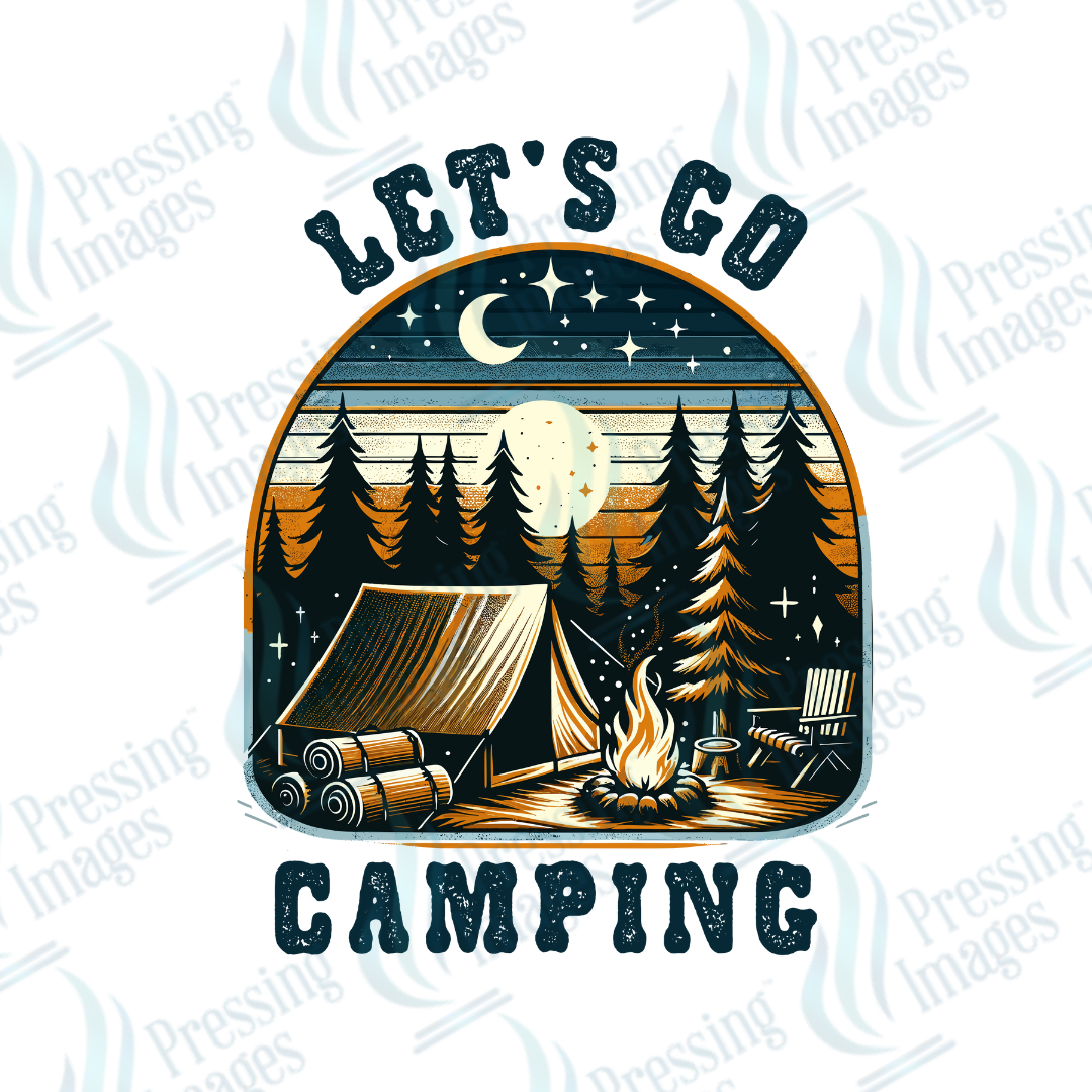 DTF 2787 Let's go camping