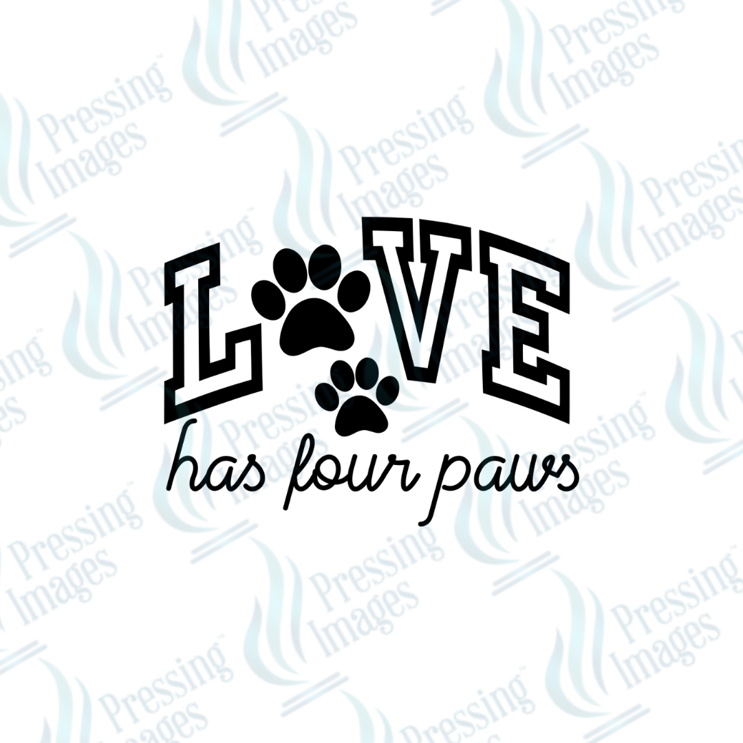 DTF 2789 Love has four paws