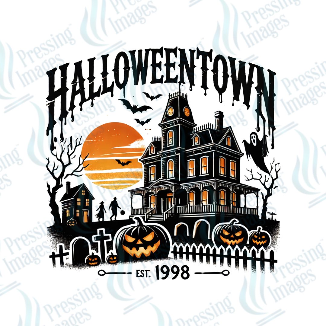 DTF 3129 Halloween town