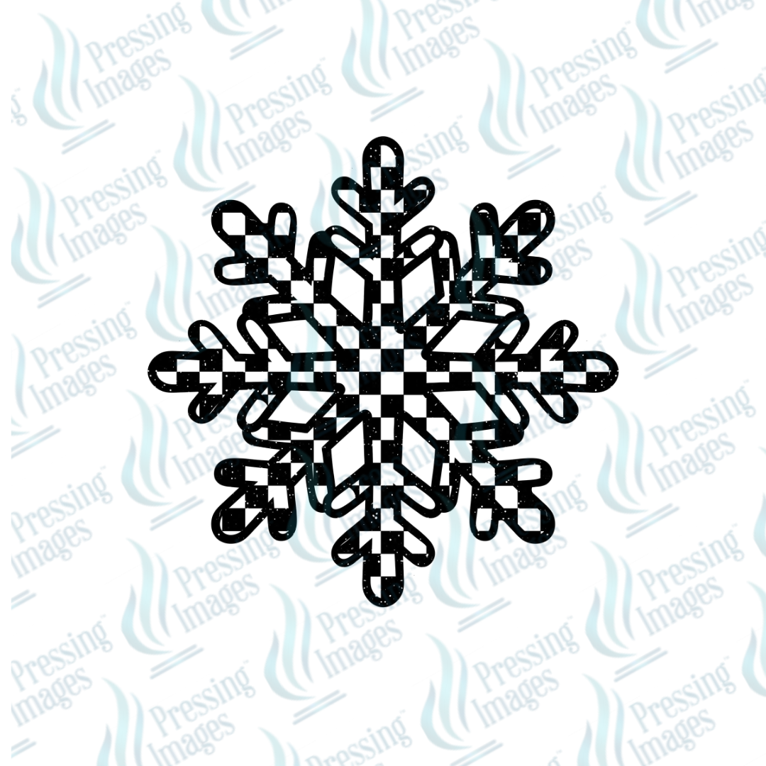 Checker Snowflakes | Pressing Images (#6858)