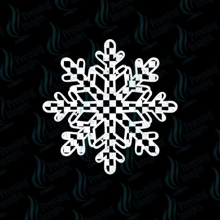 Checker Snowflakes | Pressing Images (#6858)