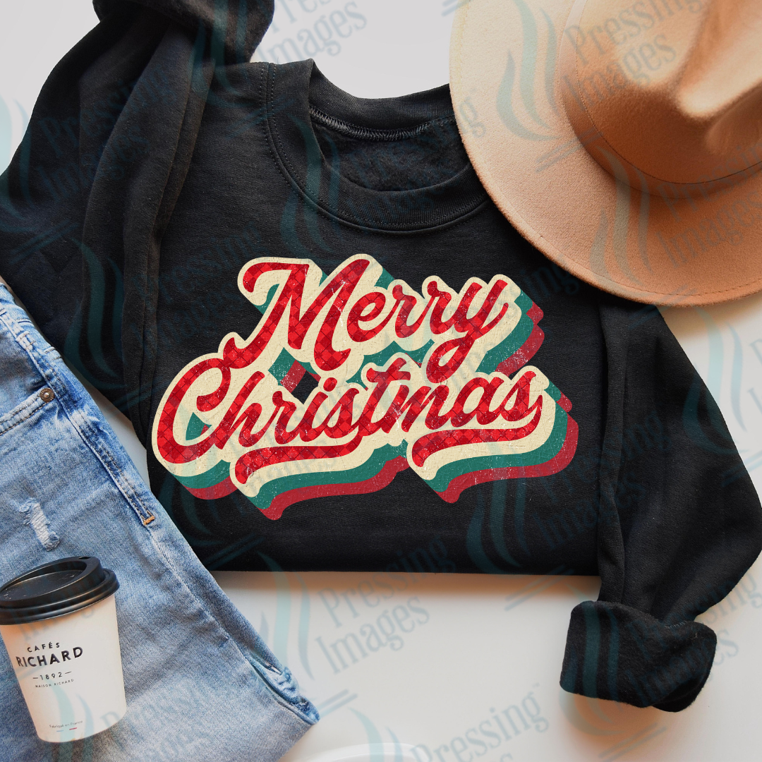 Retro Merry Christmas | Pressing Images (#259)