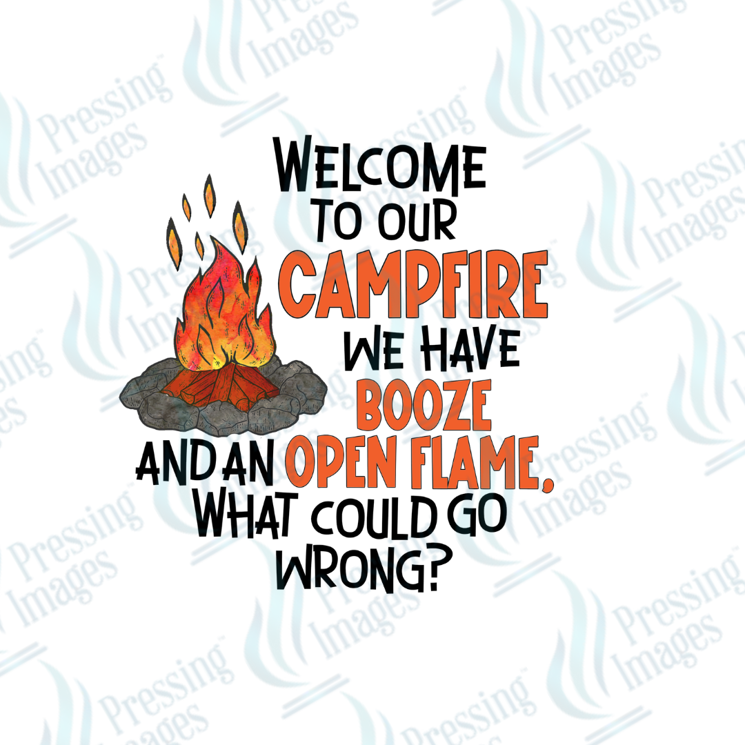 Decal SB 2525 Welcome to our campfire