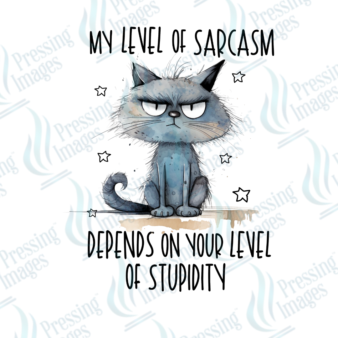 Decal SB 2551 My level of sarcasm