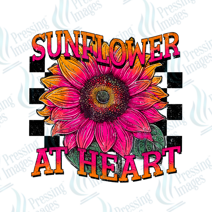 DTF 3116 Sunflower at heart