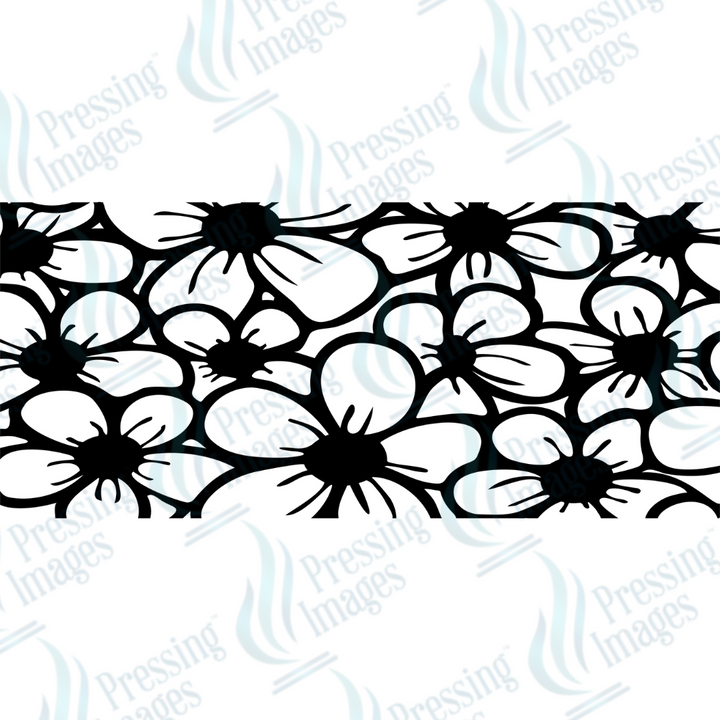 UVW 1644 Black floral