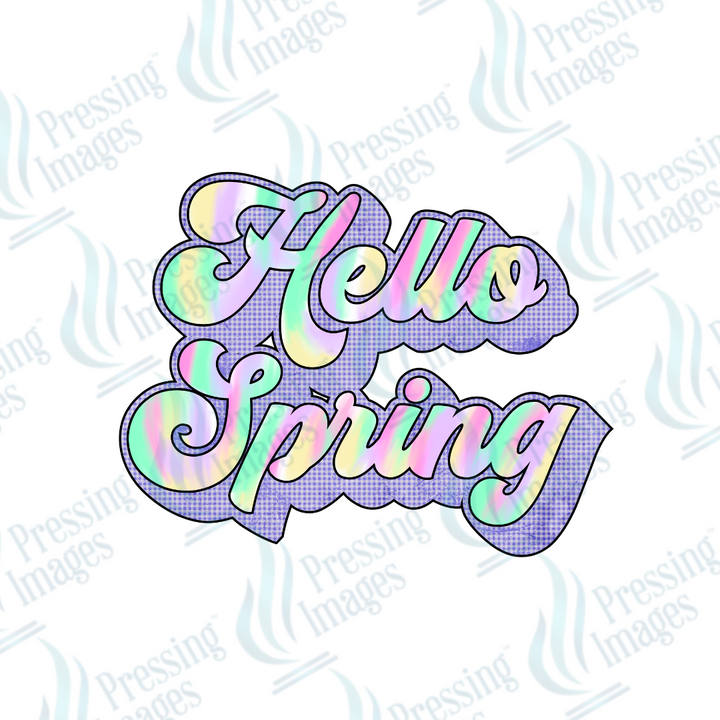 DTF 2319 Hello Spring