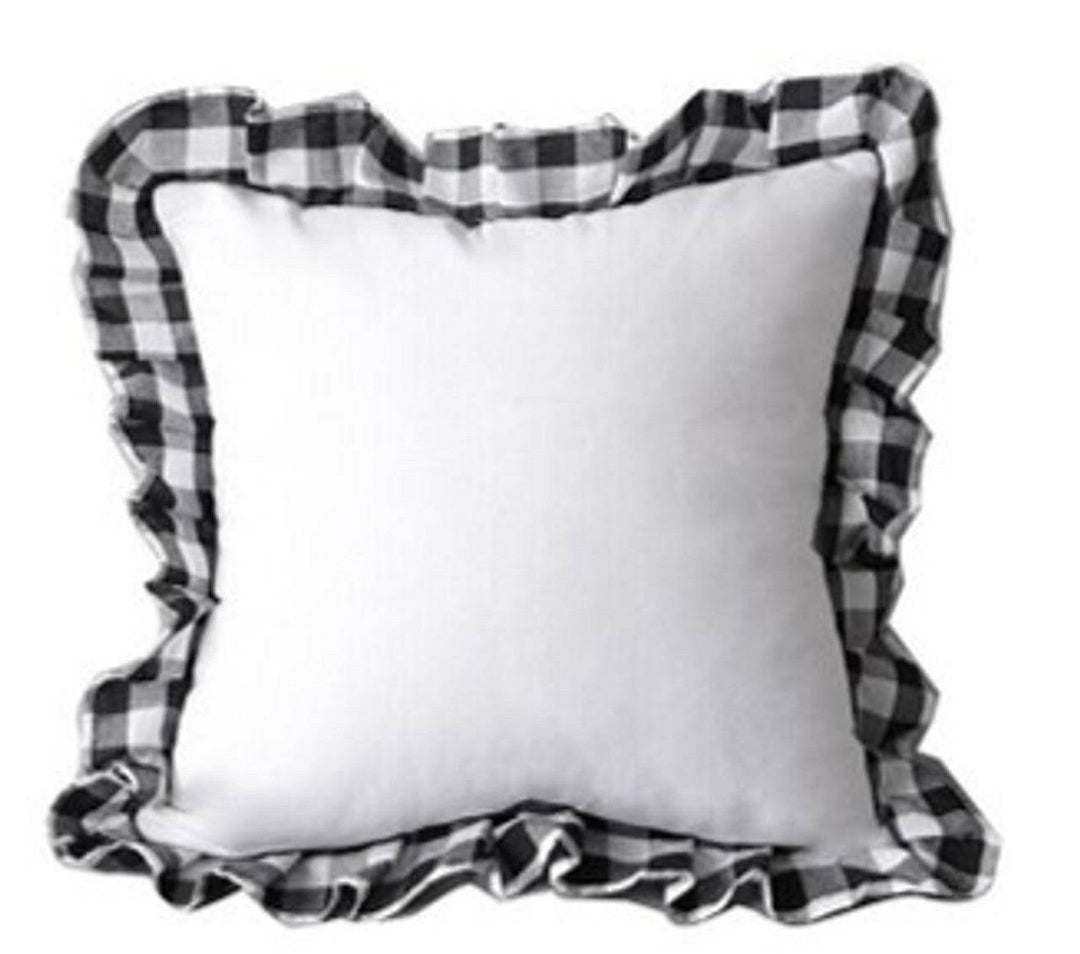 Buffalo Plaid Linen Pillow Cases.