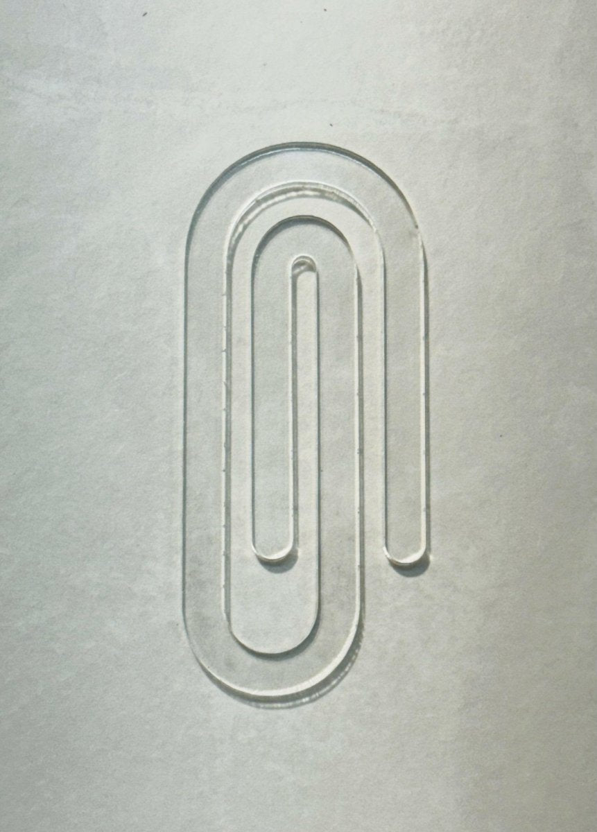 Acrylic Paper Clip pk of 5 - Pressing Images