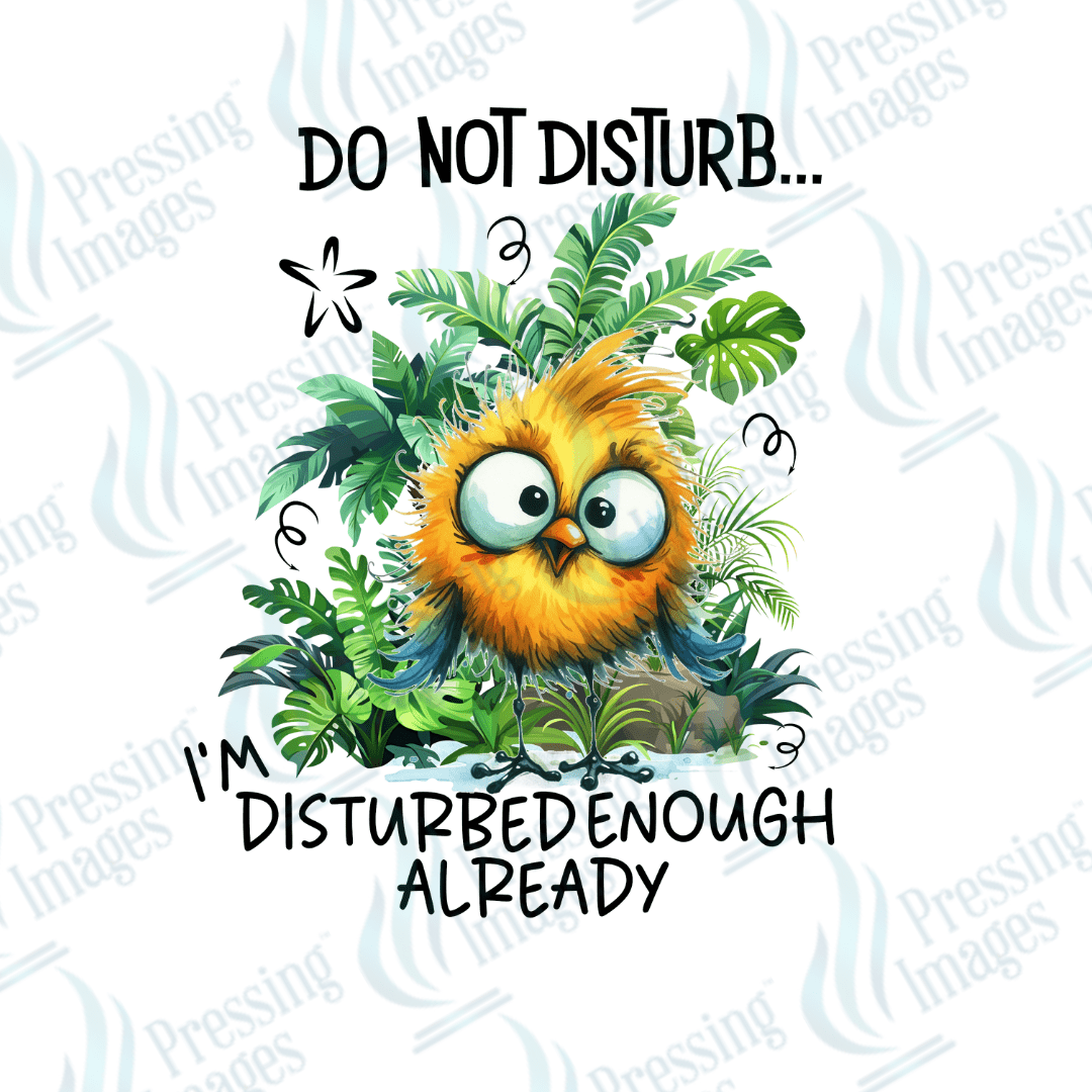 Decal SB 2504 Do not disturb - Pressing Images