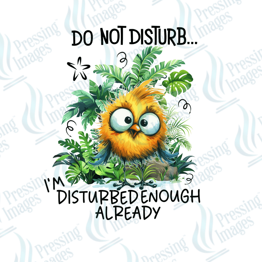Decal SB 2504 Do not disturb - Pressing Images