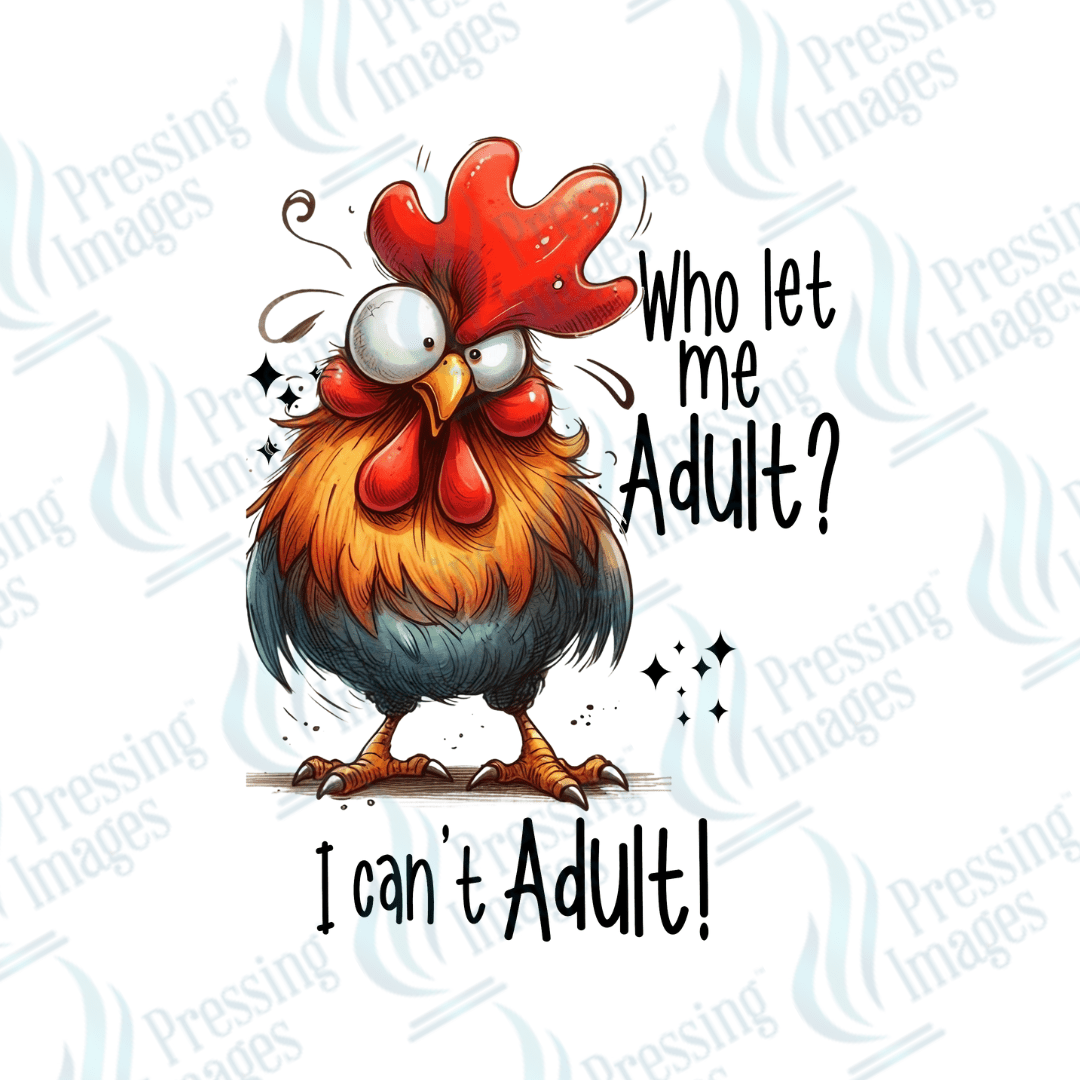 Decal SB 2513 Who let me adult - Pressing Images