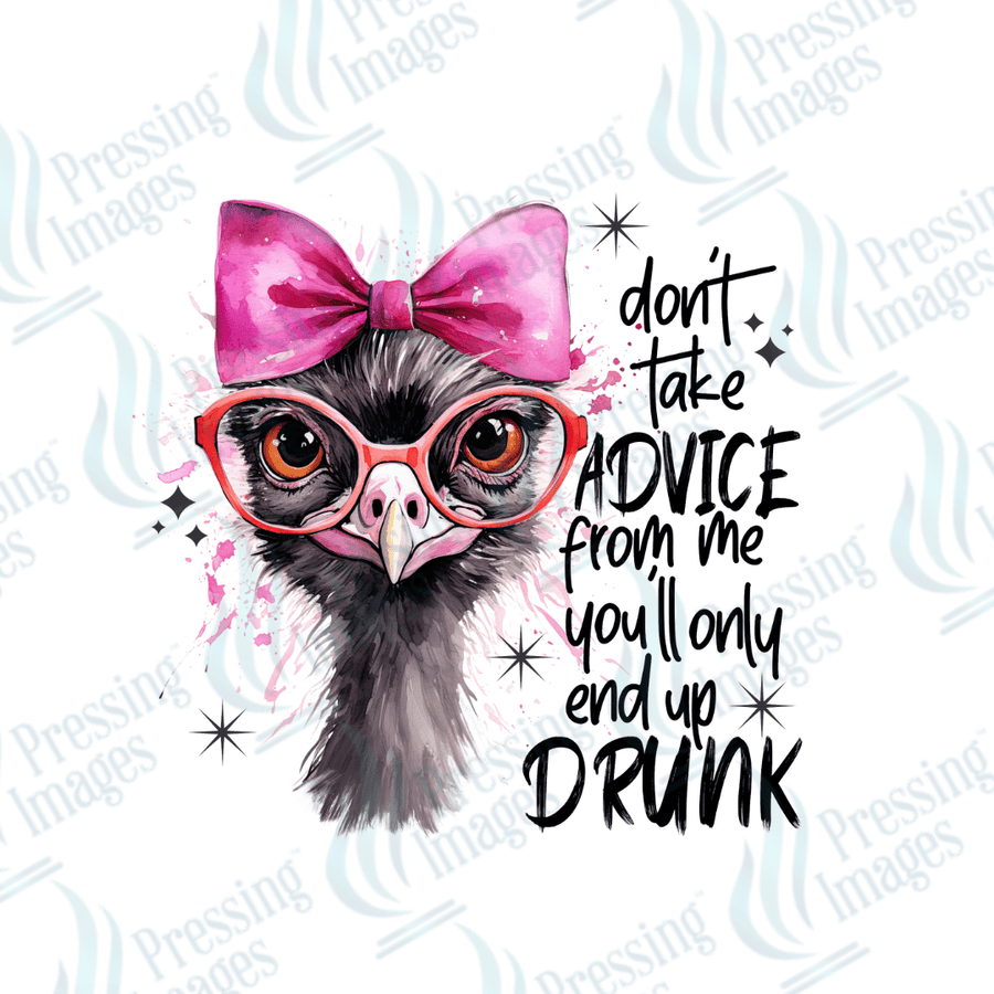 Decal SB 2519 Don't take advice from me - Pressing Images