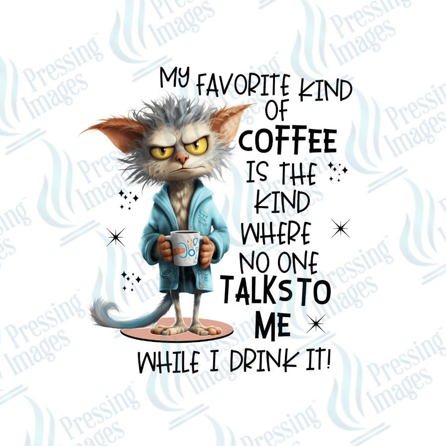 Decal SB 2550 My favourite kind of coffee - Pressing Images