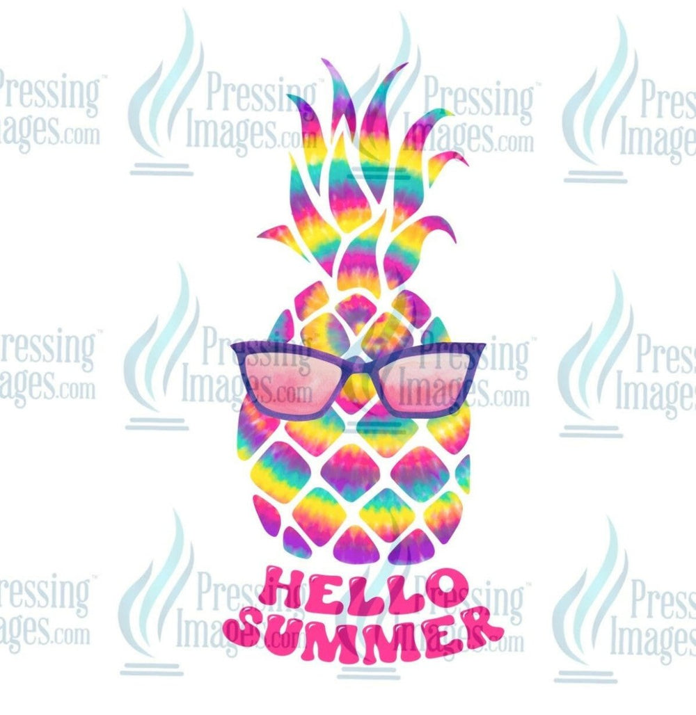 DTF: 1002 Hello Summer - Pressing Images