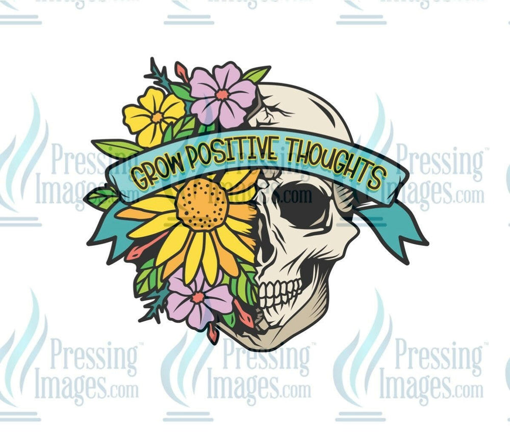 DTF: 1003 Grow positive thoughts - Pressing Images